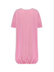 Women's Casual Solid Color Bubble Dress