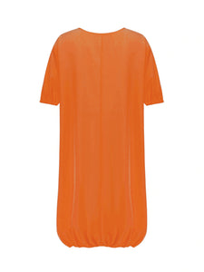Women's Casual Solid Color Bubble Dress